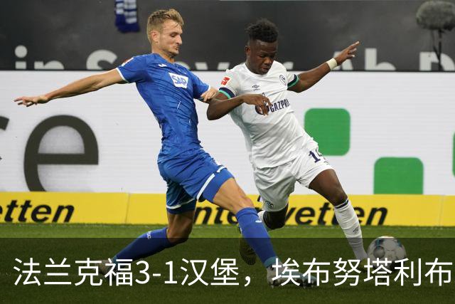 法兰克福3-1汉堡，埃布努塔利布破门，伯卡特1射1传