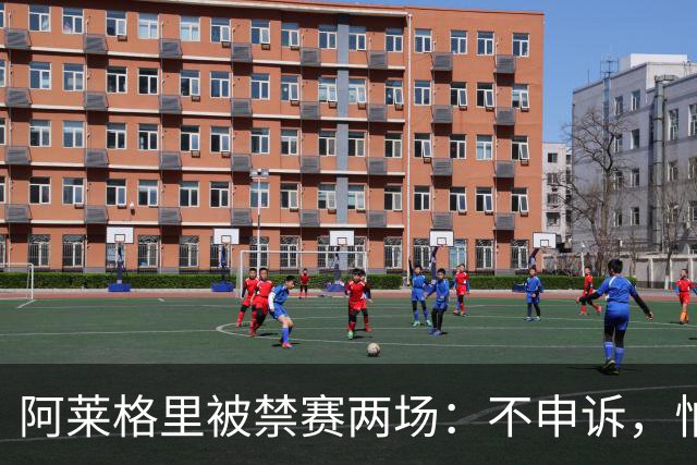 阿莱格里被禁赛两场：不申诉，怕变成四场